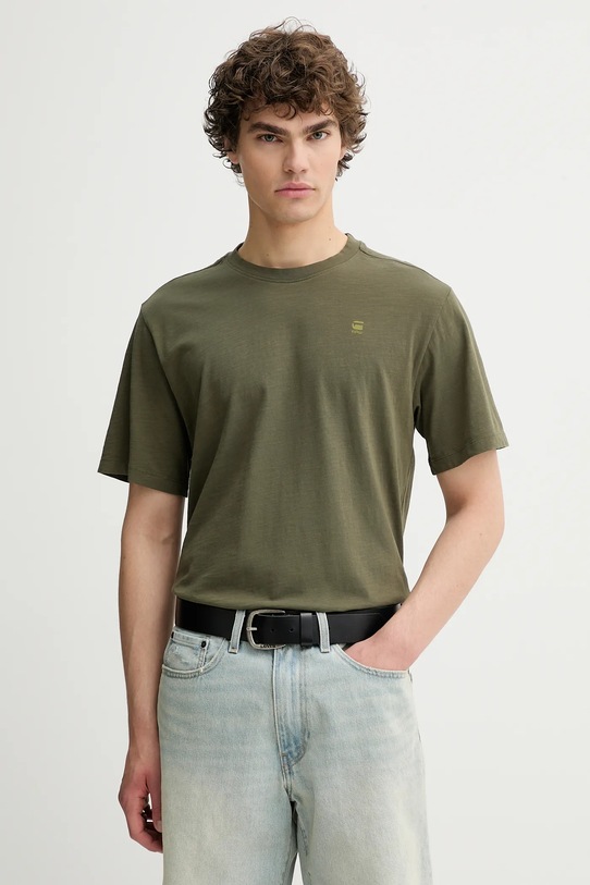 Хлопковая футболка G-Star, зеленый
Хлопковая футболка G-Star, зеленый