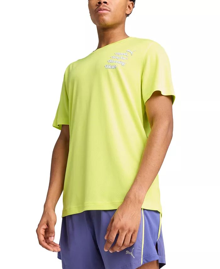 Мужская футболка с надписью «Спасибо, что бежишь сюда» Puma, желтый
Мужская футболка с надписью «Спасибо, что бежишь сюда» Puma, желтый