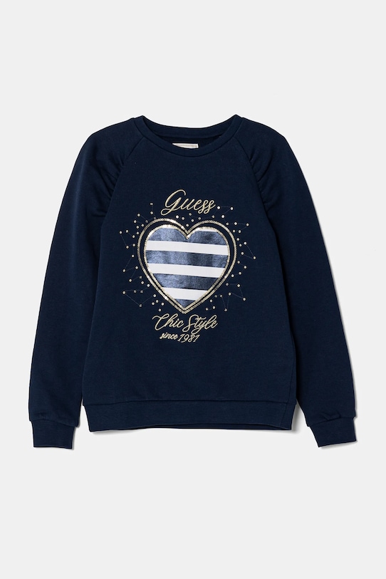 Детская хлопковая толстовка Guess, темно-синий
Детская хлопковая толстовка Guess, темно-синий