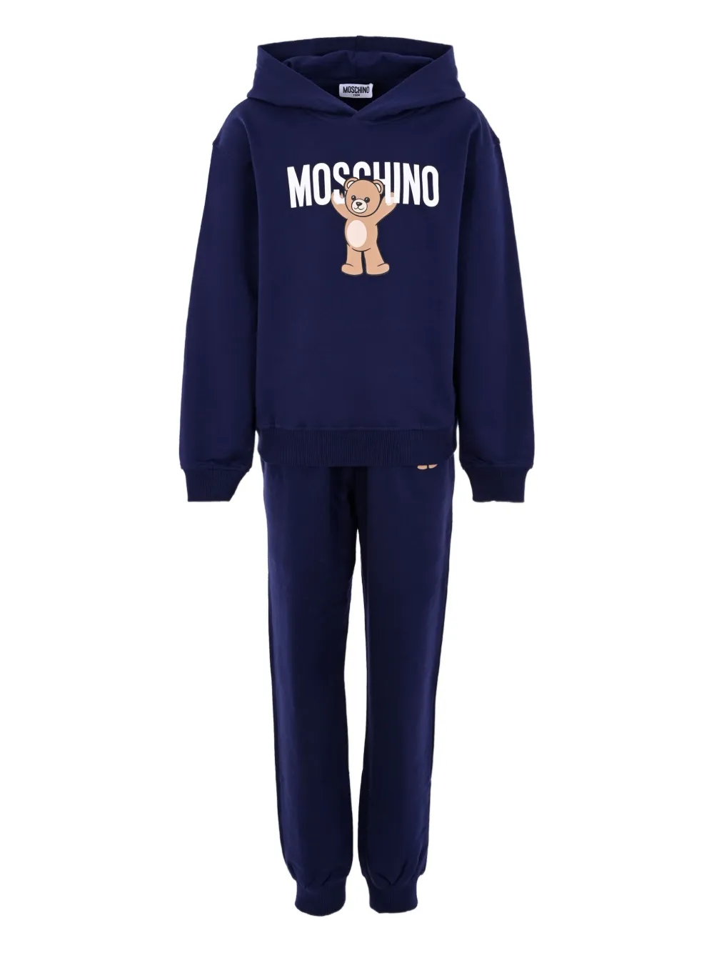Спортивный костюм с принтом Teddy Bear Moschino Kids, синий
Спортивный костюм с принтом Teddy Bear Moschino Kids, синий