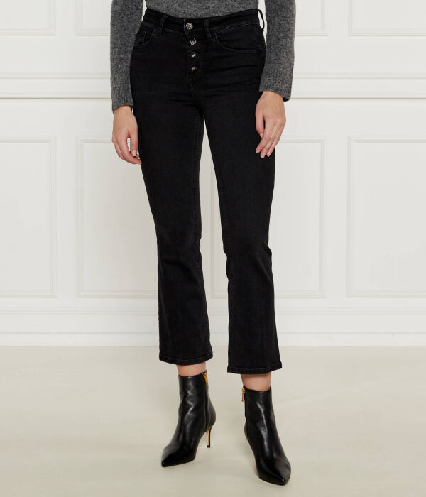 Джинсы женские Liu Jo укороченные с высокой посадкой, черный
Джинсы женские Liu Jo укороченные с высокой посадкой, черный