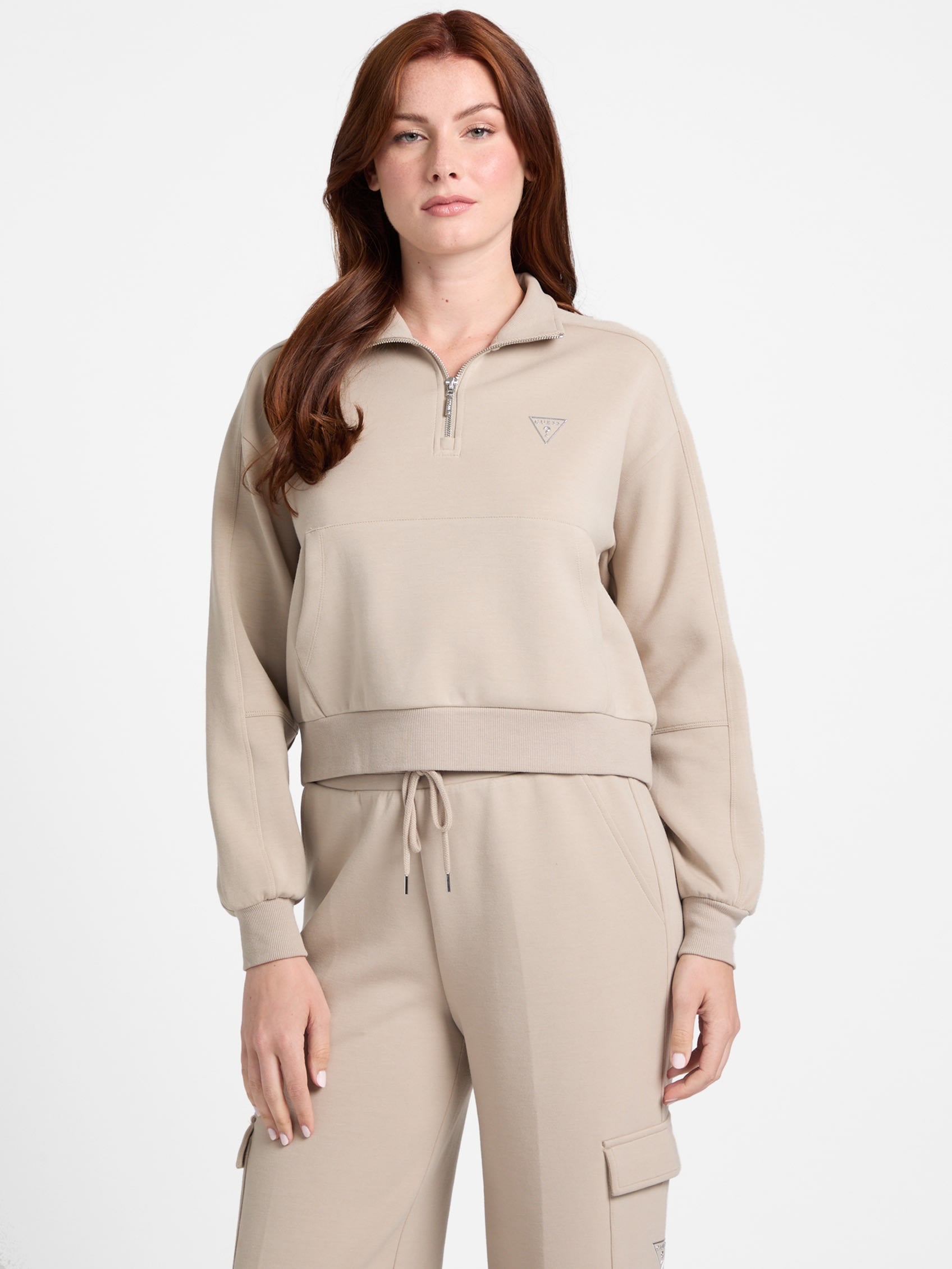 Несси полузастегивающийся свитшот Guess Factory, Velvet Taupe
Несси полузастегивающийся свитшот Guess Factory, Velvet Taupe