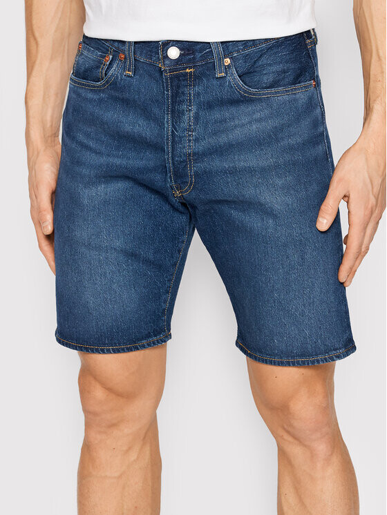 Джинсовые шорты стандартного кроя Levi's, синий 
Джинсовые шорты стандартного кроя Levi's, синий