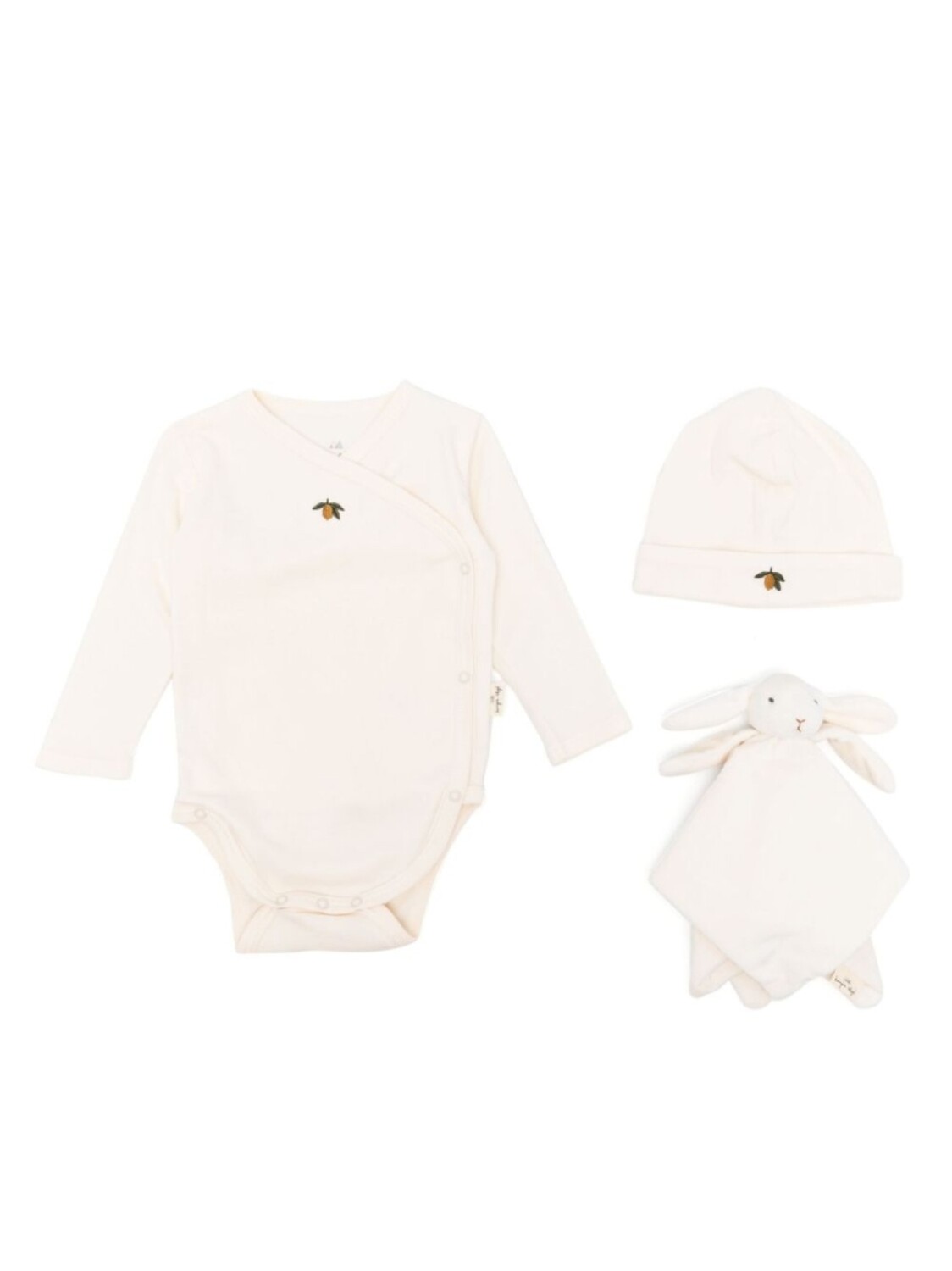 Комплект из трех комбинезонов с вышивкой Konges Sløjd, нейтральный цвет
Комплект из трех комбинезонов с вышивкой Konges Sløjd, нейтральный цвет