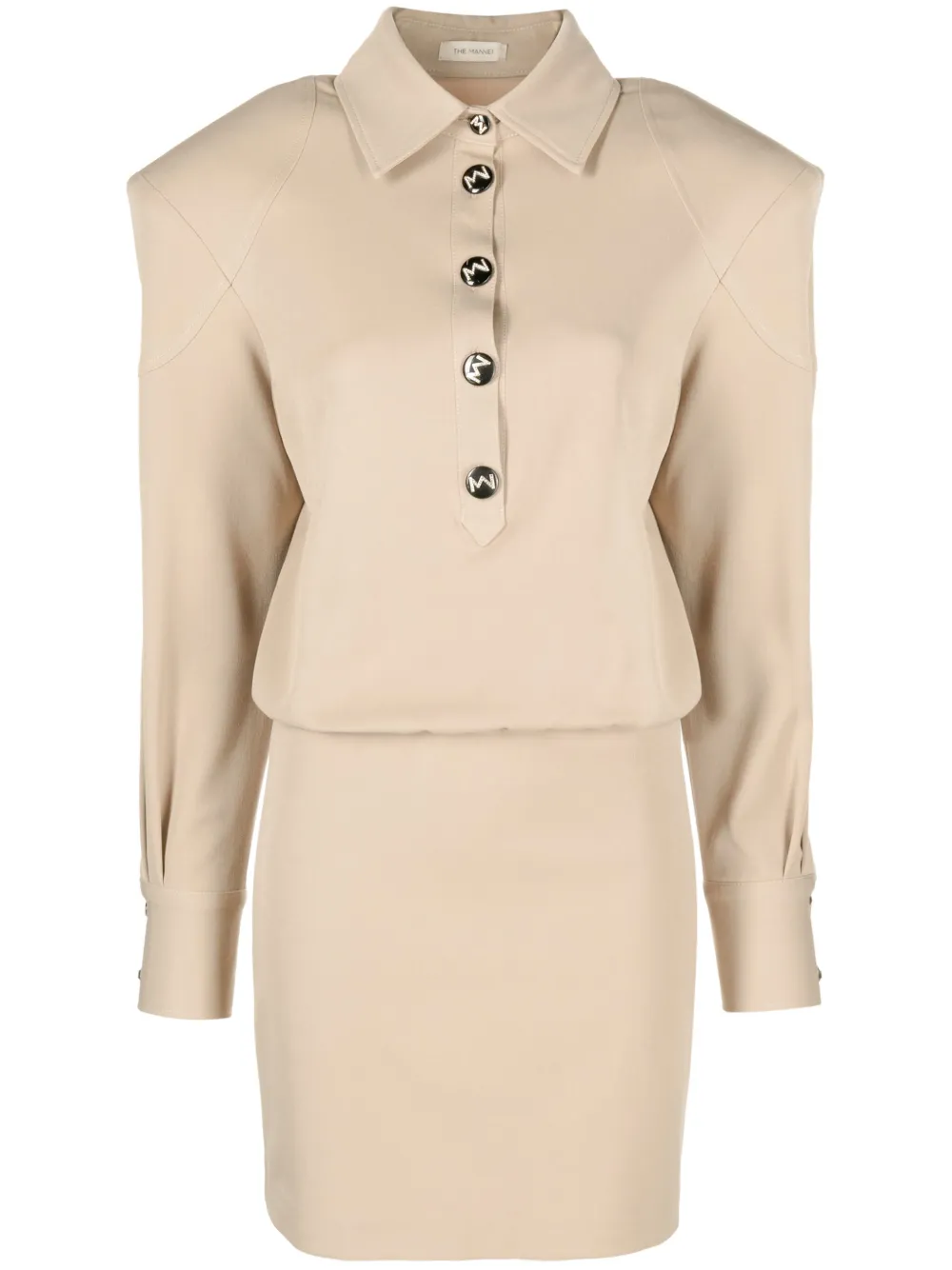 Платье мини Nursu с подплечниками The Mannei, нейтральный
Платье мини Nursu с подплечниками The Mannei, нейтральный