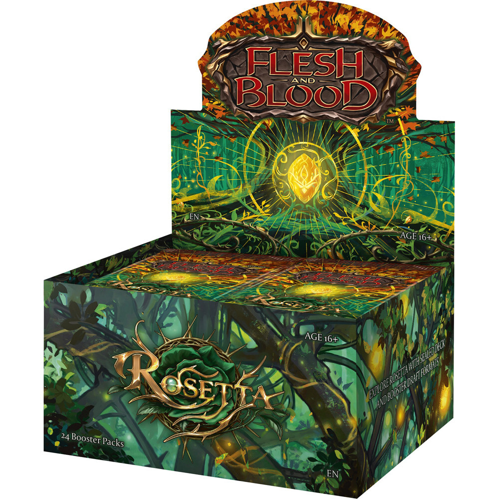 Карточная игра Legend Story Studios Flesh & Blood TCG: Rosetta - Booster Box (24)
Карточная игра Legend Story Studios Flesh & Blood TCG: Rosetta - Booster Box (24)