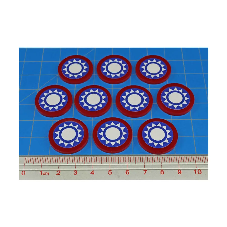 Премиум-печатные жетоны крупных фракций времен Второй мировой войны — Китайская Республика, Token Sets - WWII Factions & Flags
Премиум-печатные жетоны крупных фракций времен Второй мировой войны — Китайская Республика, Token Sets - WWII Factions & Flags