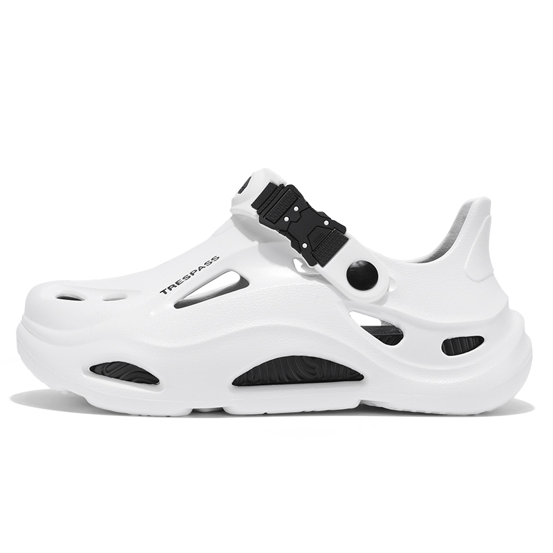 TRESPASS Клоги мужские бело-черные, цвет White Black 
TRESPASS Клоги мужские бело-черные, цвет White Black