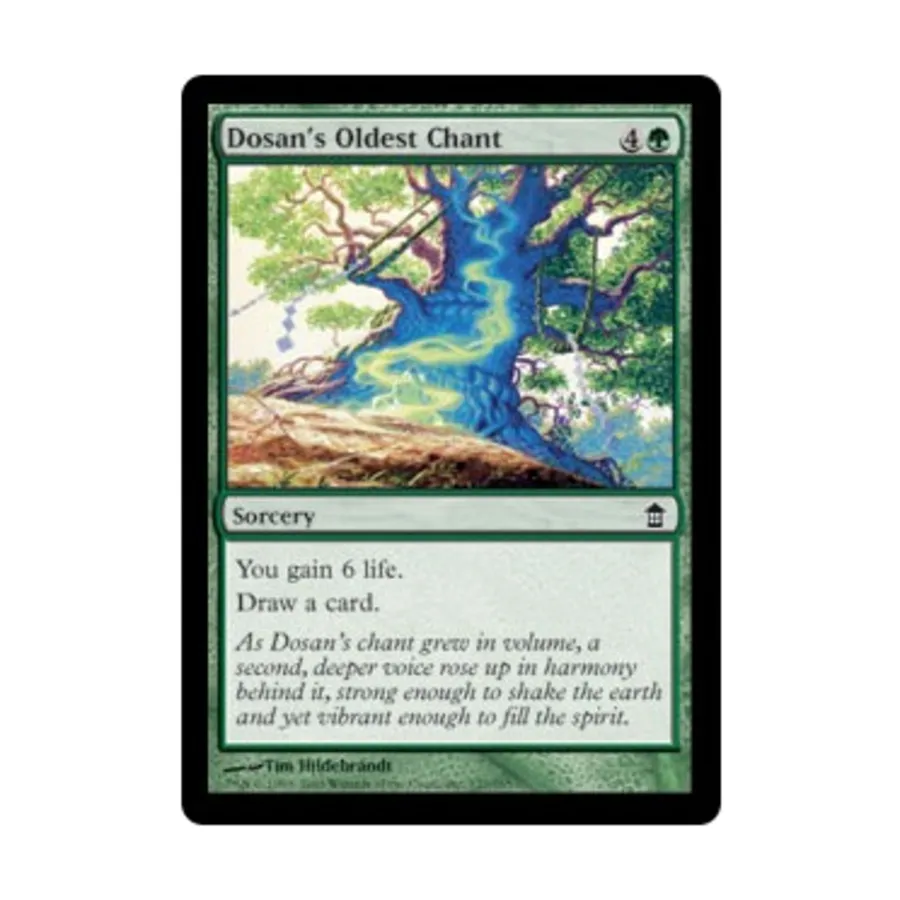 CCG Старейшее песнопение Досана (C), MTG - Saviors of Kamigawa
CCG Старейшее песнопение Досана (C), MTG - Saviors of Kamigawa