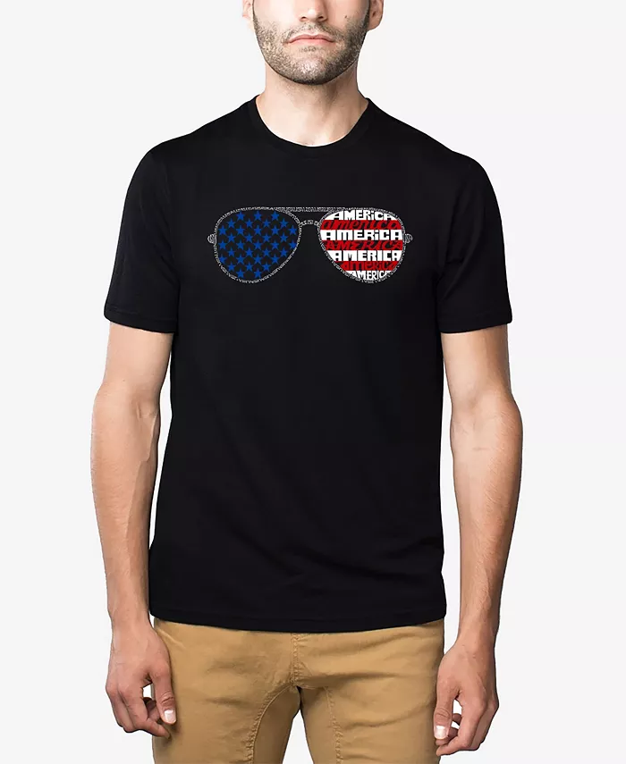 Мужская футболка Premium Blend Word Art с принтом "Americana Sunglasses" LA Pop Art, черный
Мужская футболка Premium Blend Word Art с принтом "Americana Sunglasses" LA Pop Art, черный