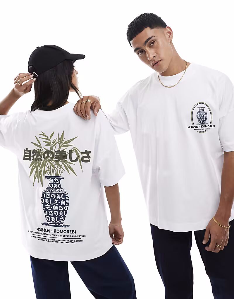 Футболка большого размера Botanical Curation белого цвета Prnt
Футболка большого размера Botanical Curation белого цвета Prnt