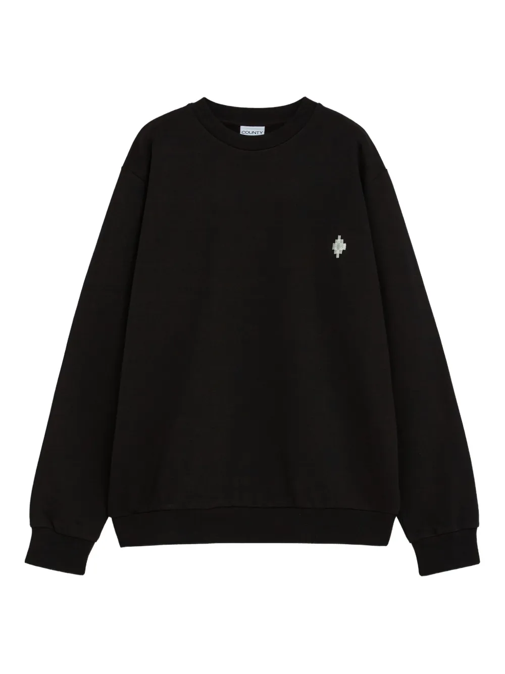 Свитшот с логотипом и круглым вырезом County Of Milan, черный
Свитшот с логотипом и круглым вырезом County Of Milan, черный