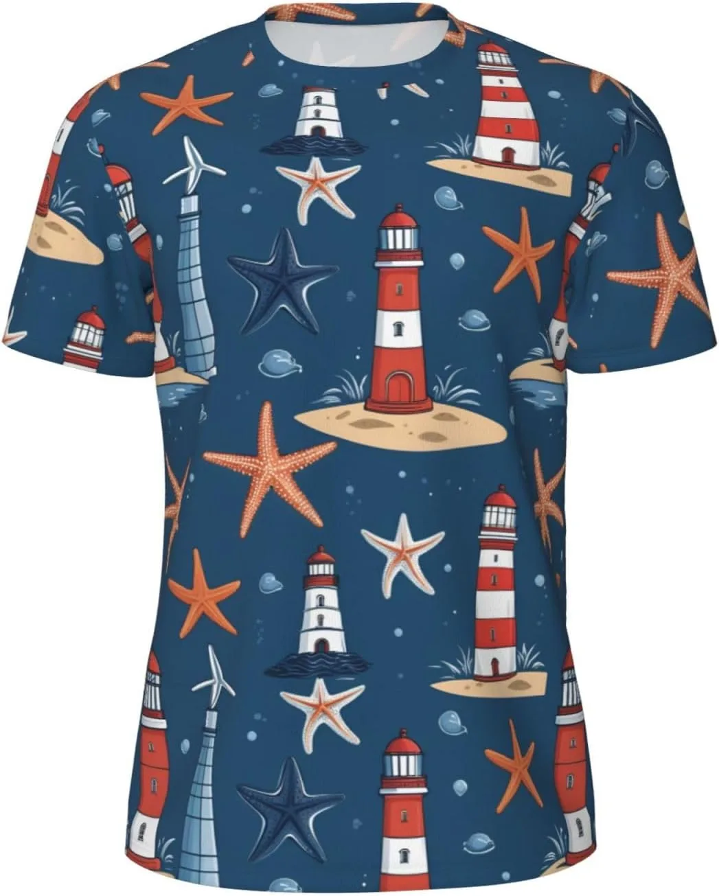 Футболка мужская летняя с принтом Starfish and Lighthouse, легкая и дышащая SDFHU
Футболка мужская летняя с принтом Starfish and Lighthouse, легкая и дышащая SDFHU