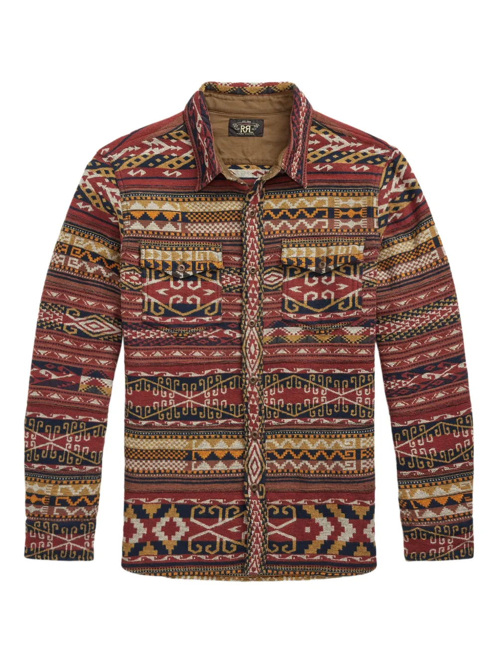 Жаккардовая рубашка с узором Ralph Lauren Rrl, красный
Жаккардовая рубашка с узором Ralph Lauren Rrl, красный