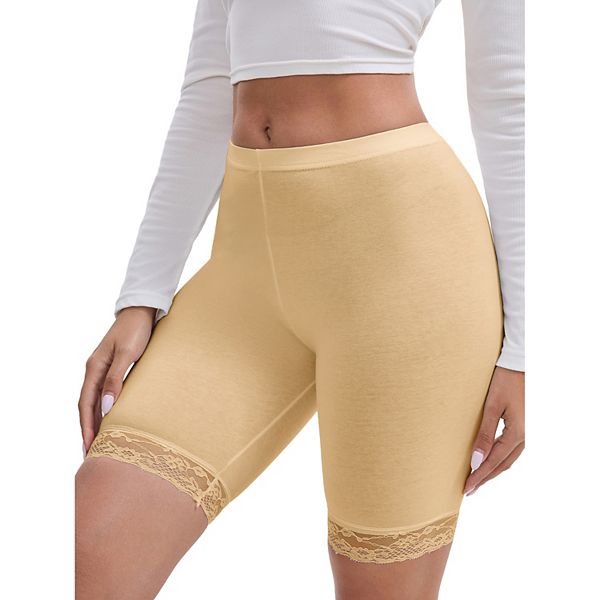 Женские шорты для коррекции фигуры с кружевной отделкой, эластичные, легкие и мягкие Inspire Chic, Beige
Женские шорты для коррекции фигуры с кружевной отделкой, эластичные, легкие и мягкие Inspire Chic, Beige