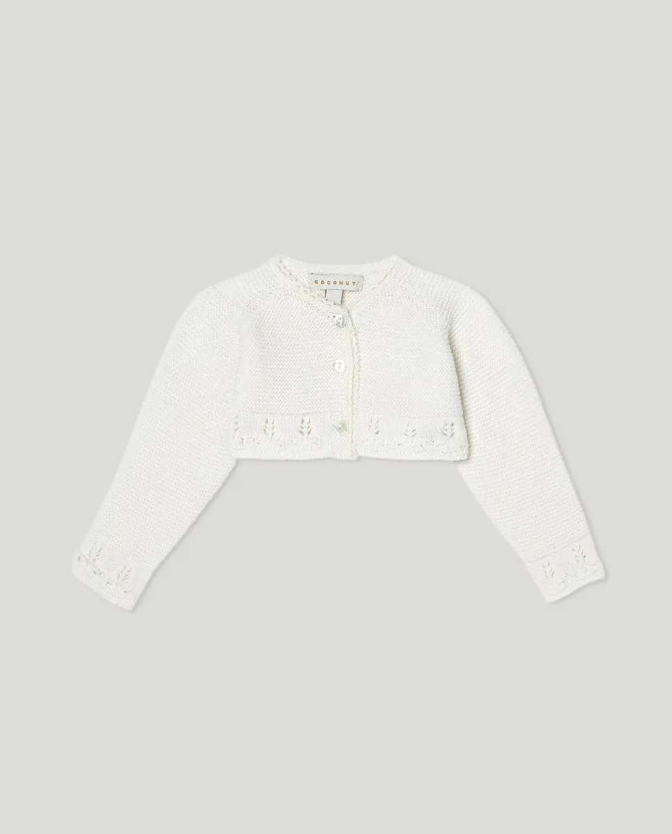 Детская вязаная куртка с подвязками в однотонном цвете Coconut El Corte Inglés, цвет Crudo
Детская вязаная куртка с подвязками в однотонном цвете Coconut El Corte Inglés, цвет Crudo