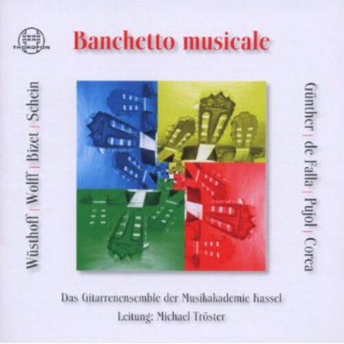 CD диск Wusthoff / Troster / Gitarrenensemble Akademie: Banchetto Musicale
CD диск Wusthoff / Troster / Gitarrenensemble Akademie: Banchetto Musicale
