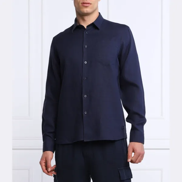 Льняная рубашка стандартного кроя Vilebrequin, синий
Льняная рубашка стандартного кроя Vilebrequin, синий