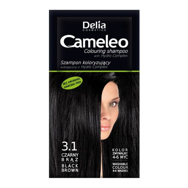 Шампунь для окрашивания волос Cameleo, цвет 3.1 black brown, 40 мл
Шампунь для окрашивания волос Cameleo, цвет 3.1 black brown, 40 мл