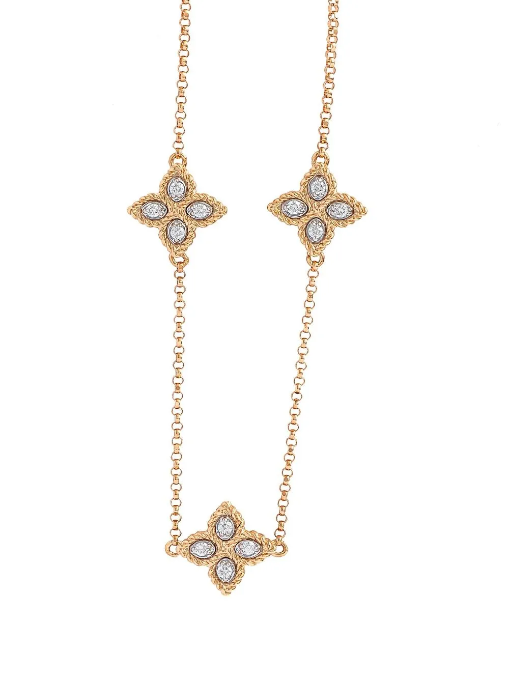 Браслет Princess Flower из розового золота с бриллиантами Roberto Coin, розовый
Браслет Princess Flower из розового золота с бриллиантами Roberto Coin, розовый