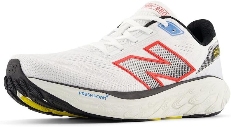 Кроссовки для бега New Balance Men's Fresh Foam X 880 V14, White/Neo Flame/Black
Кроссовки для бега New Balance Men's Fresh Foam X 880 V14, White/Neo Flame/Black