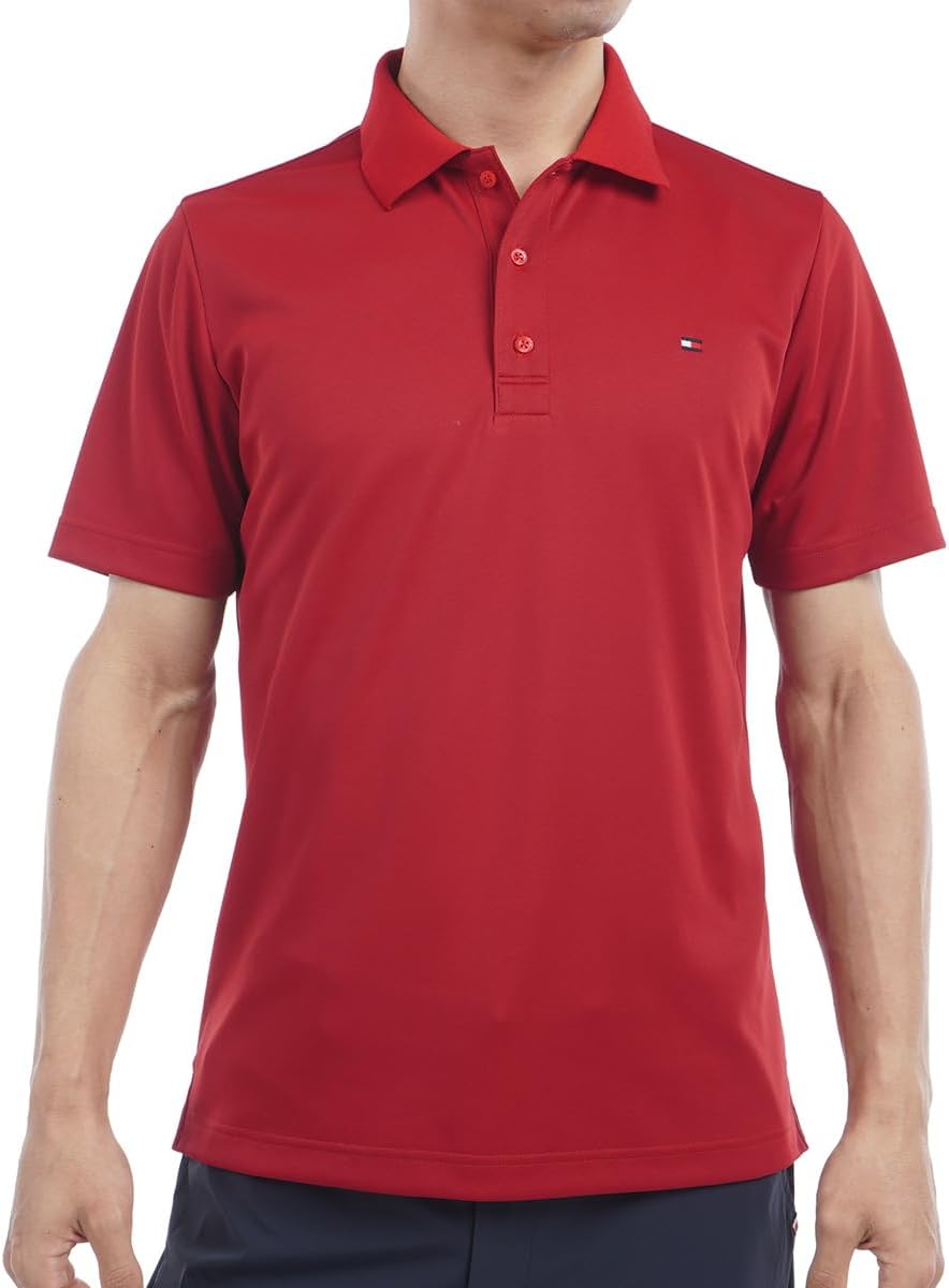 Мужская базовая рубашка-поло Tommy Hilfiger Golf THMA493 с флагом, красный
Мужская базовая рубашка-поло Tommy Hilfiger Golf THMA493 с флагом, красный