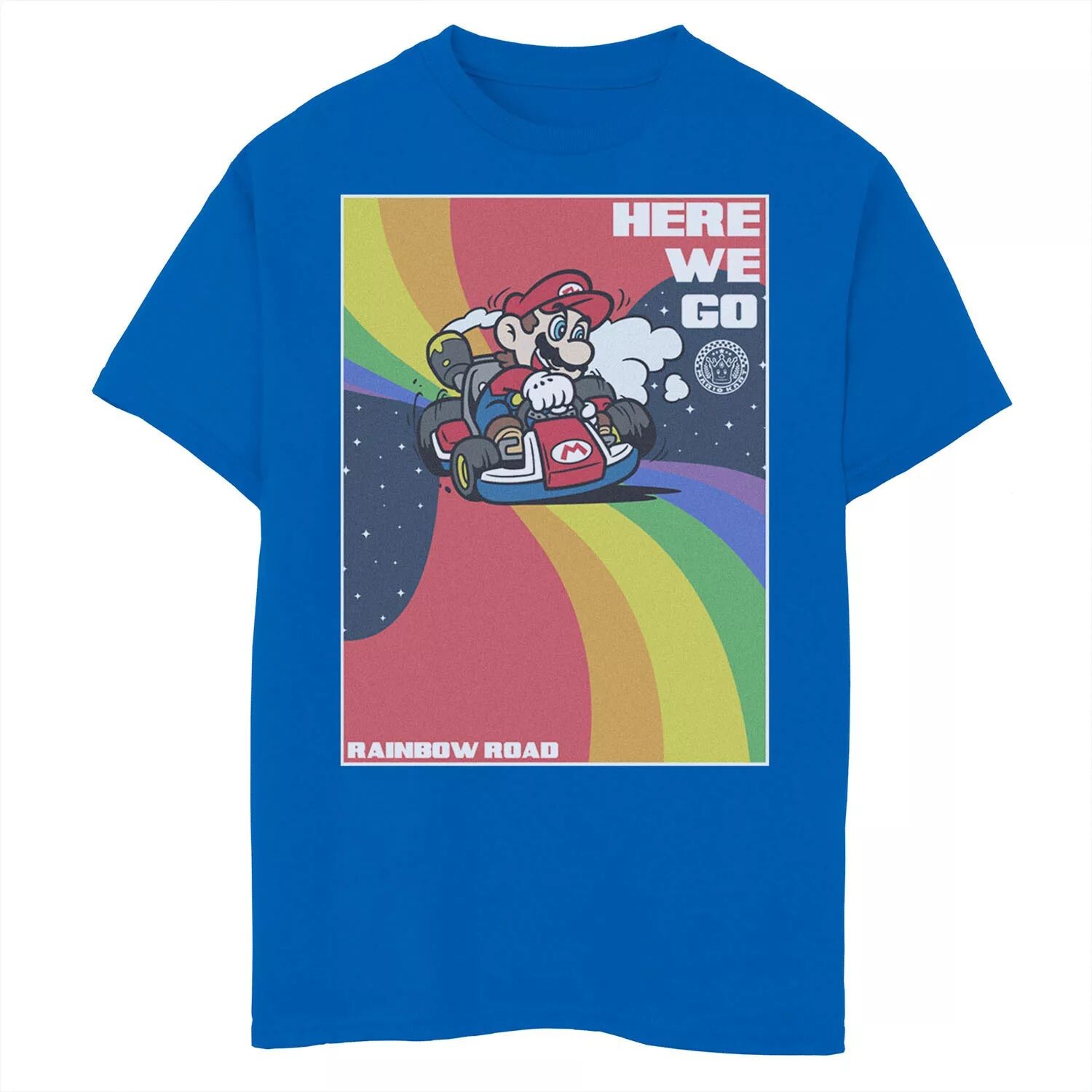 Футболка с плакатом Mario Kart Pride Mario Here We Go для мальчиков 8–20 лет, постер Rainbow Road Licensed Character
Футболка с плакатом Mario Kart Pride Mario Here We Go для мальчиков 8–20 лет, постер Rainbow Road Licensed Character