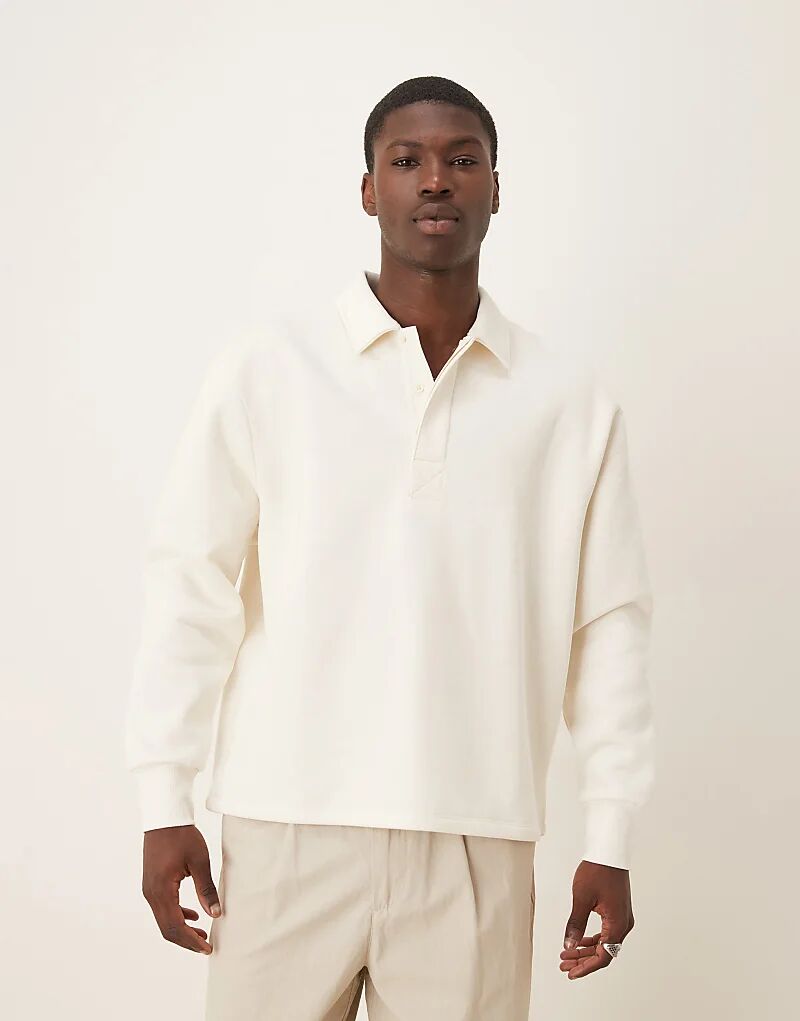 Свободная толстовка-поло ASOS DESIGN на пуговицах со скрытым швом кремового цвета
Свободная толстовка-поло ASOS DESIGN на пуговицах со скрытым швом кремового цвета