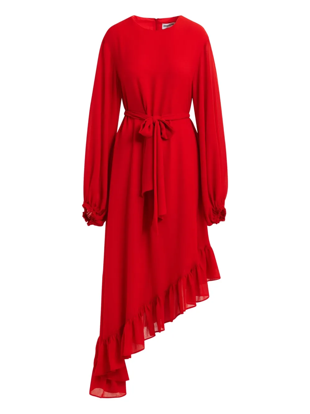 Платье асимметричного кроя с оборками Essentiel Antwerp, красный
Платье асимметричного кроя с оборками Essentiel Antwerp, красный