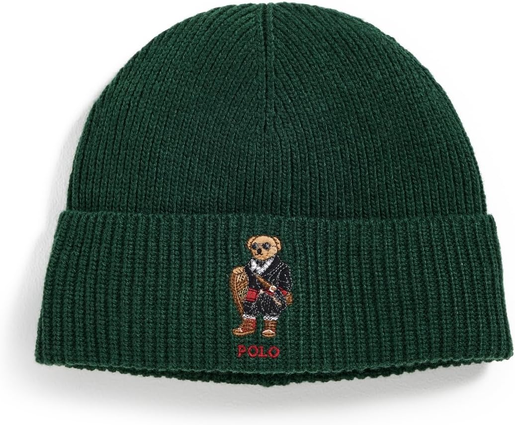 Мужская праздничная шапка-бини с медведем POLO RALPH LAUREN, Hunt Club Green
Мужская праздничная шапка-бини с медведем POLO RALPH LAUREN, Hunt Club Green