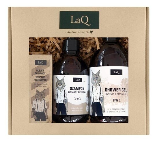 Рышард из Бещад, Набор уходовой косметики, 3 шт. Laq
Рышард из Бещад, Набор уходовой косметики, 3 шт. Laq