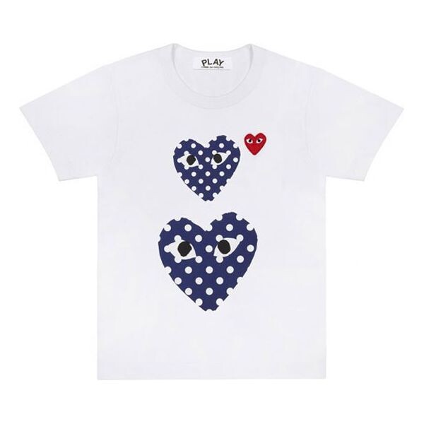 Футболка blue polka dots large small pattern short sleeve white Comme Des Garcons Play, белый
Футболка blue polka dots large small pattern short sleeve white Comme Des Garcons Play, белый
