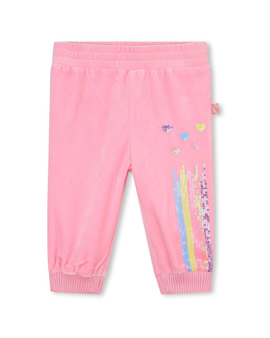 Спортивные брюки Billieblush Rainbow с полосками по бокам, розовый 
Спортивные брюки Billieblush Rainbow с полосками по бокам, розовый