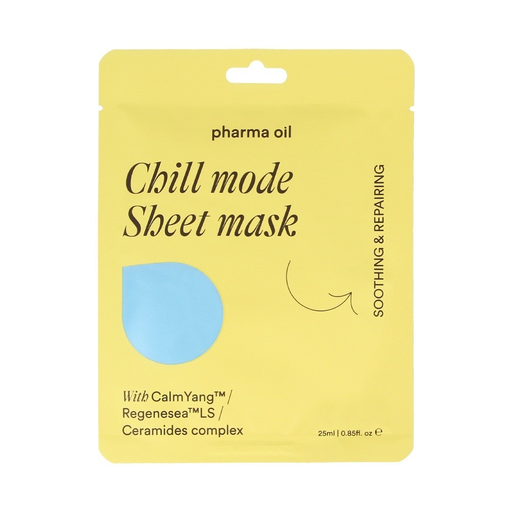 Маска для лица sheet face mask chill mode Pharma Oil, объем 25 мл.
Маска для лица sheet face mask chill mode Pharma Oil, объем 25 мл.
