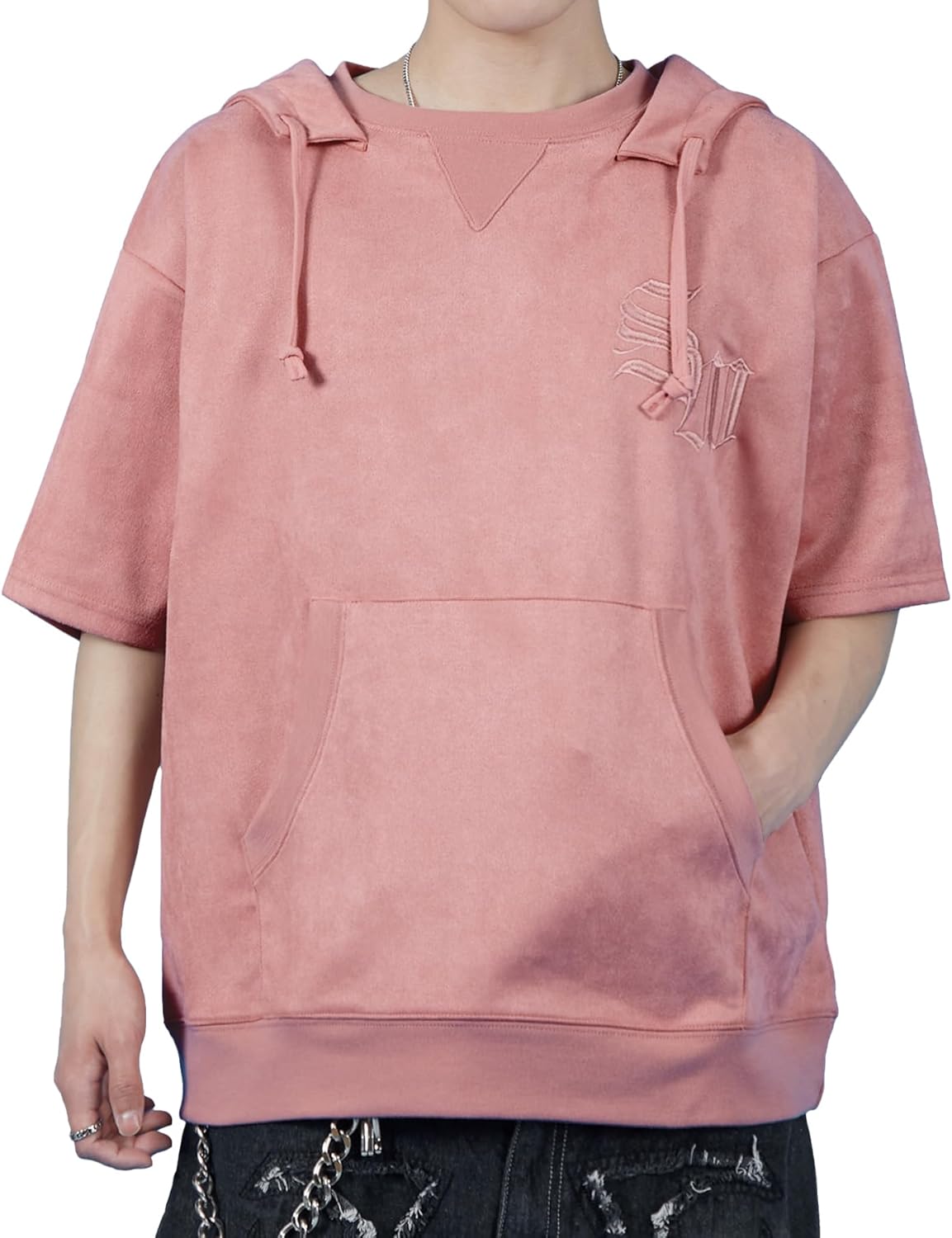 Мужская толстовка с коротким рукавом Improbes SIDEWAYSTANCE из замши и трикотажа Ponte Improves, розовый
Мужская толстовка с коротким рукавом Improbes SIDEWAYSTANCE из замши и трикотажа Ponte Improves, розовый