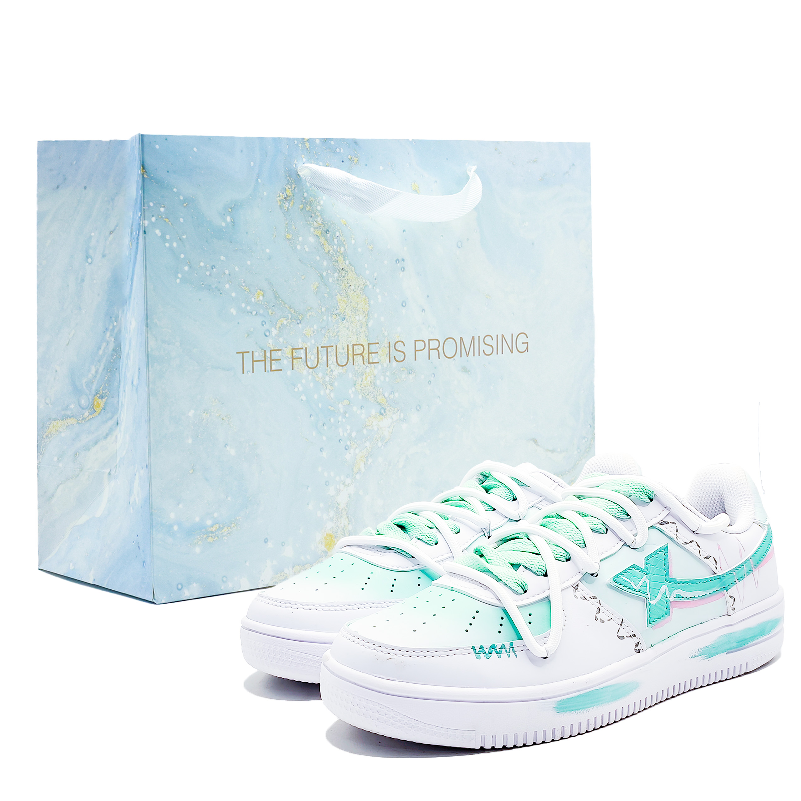 XTEP Кроссовки Air Force One с нескользящим и износостойким покрытием, низкие, для скейтбординга, мужские, белые, зеленые
XTEP Кроссовки Air Force One с нескользящим и износостойким покрытием, низкие, для скейтбординга, мужские, белые, зеленые