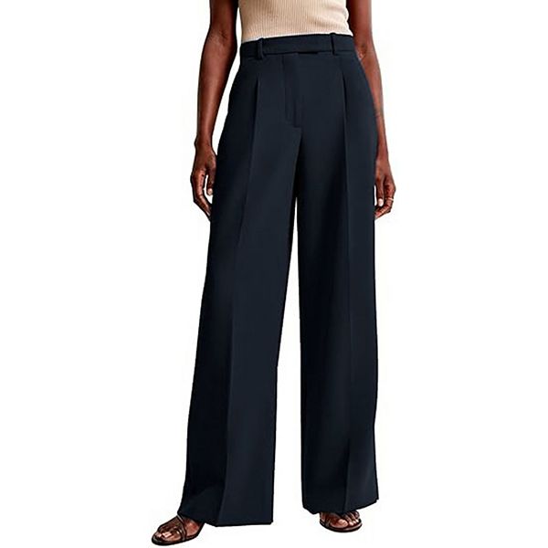 Женские брюки wide leg для делового стиля Kojooin, Blue
Женские брюки wide leg для делового стиля Kojooin, Blue