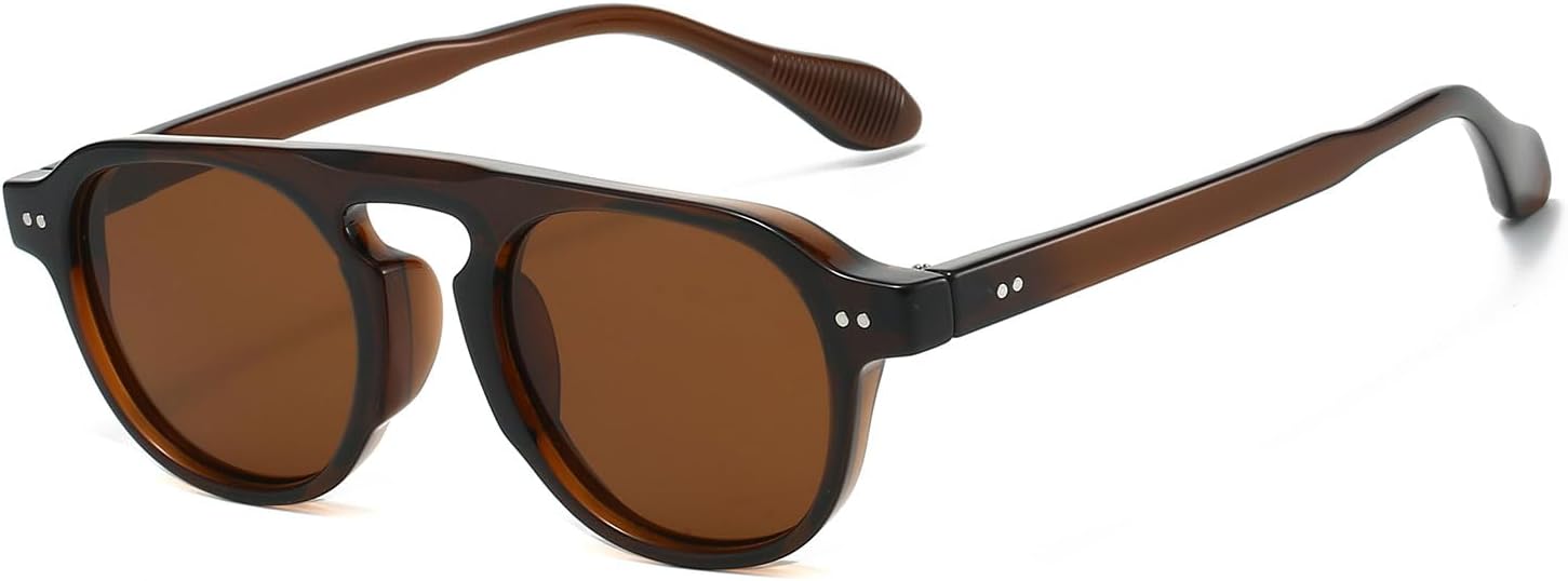 Солнцезащитные очки YAMEIZE Retro Small Round для женщин и мужчин — классический стиль, винтажные круглые очки с защитой от УФ-излучения UV400 для использования на открытом воздухе, Brown Brown
Солнцезащитные очки YAMEIZE Retro Small Round для женщин и мужчин — классический стиль, винтажные круглые очки с защитой от УФ-излучения UV400 для использования на открытом воздухе, Brown Brown