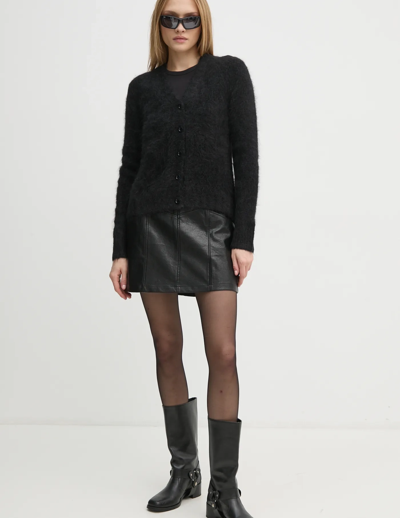 Шерстяной свитер VORTEX AllSaints, черный
Шерстяной свитер VORTEX AllSaints, черный