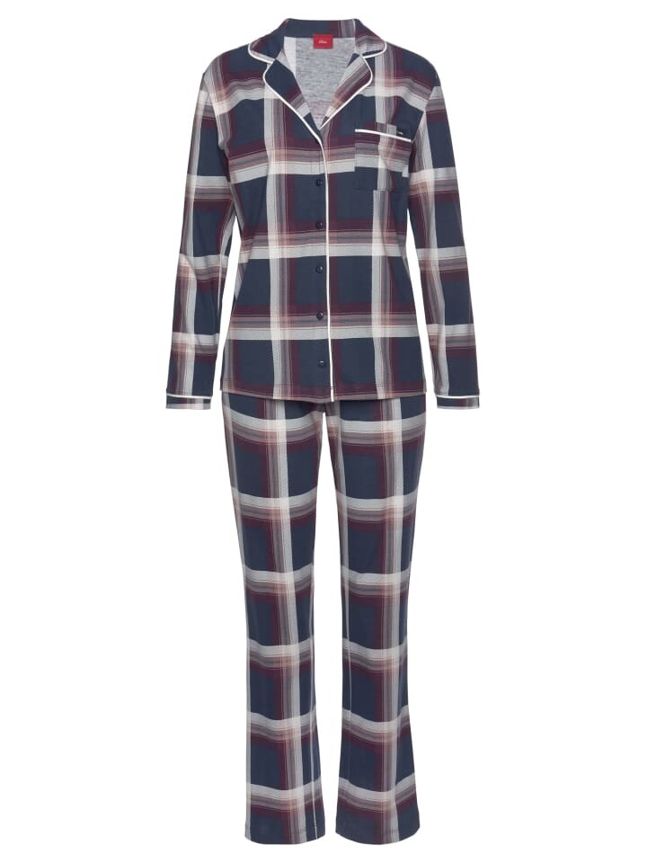 Пижама sOliver, цвет navy-kariert
Пижама sOliver, цвет navy-kariert