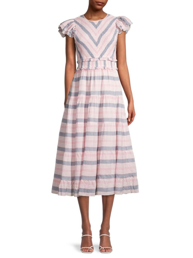 Расклешенное платье Alanna в полоску Saylor, цвет Multi
Расклешенное платье Alanna в полоску Saylor, цвет Multi