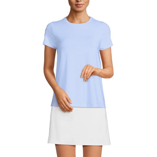 Женская футболка с короткими рукавами и круглым вырезом для высоких женщин Lands' End, цвет soft sky blue
Женская футболка с короткими рукавами и круглым вырезом для высоких женщин Lands' End, цвет soft sky blue