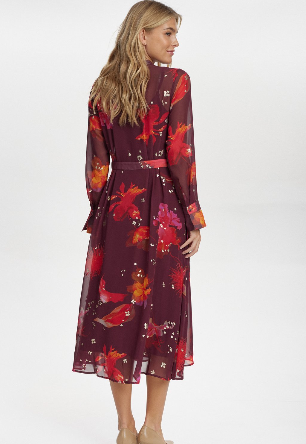 Платье-рубашка Nümph, бордовый
Платье-рубашка Nümph, бордовый