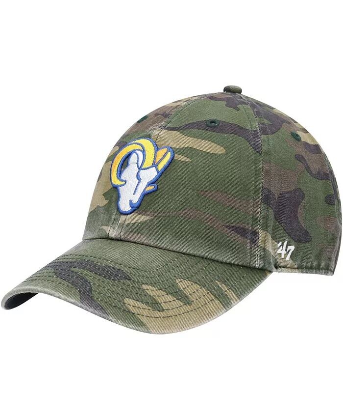 Мужская камуфляжная регулируемая шапка Los Angeles Rams Woodland Clean Up '47 Brand
Мужская камуфляжная регулируемая шапка Los Angeles Rams Woodland Clean Up '47 Brand