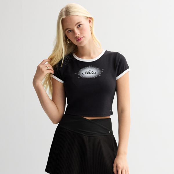 Женская футболка с изображением знака зодиака Limited Too, цвет aries 
Женская футболка с изображением знака зодиака Limited Too, цвет aries