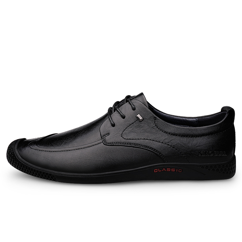 XIMO BULL Повседневные кожаные туфли мужские низкие, черные/коричневые
XIMO BULL Повседневные кожаные туфли мужские низкие, черные/коричневые