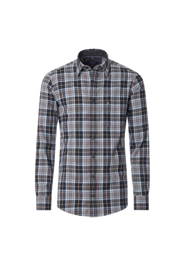 Рубашка фланелевая свободного покроя в клетку Casamoda, синий
Рубашка фланелевая свободного покроя в клетку Casamoda, синий