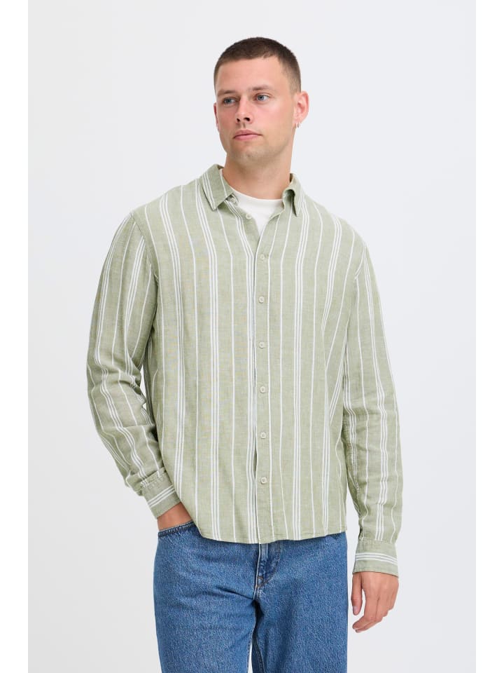 BLEND Льняная рубашка BHBobby зеленого цвета
BLEND Льняная рубашка BHBobby зеленого цвета