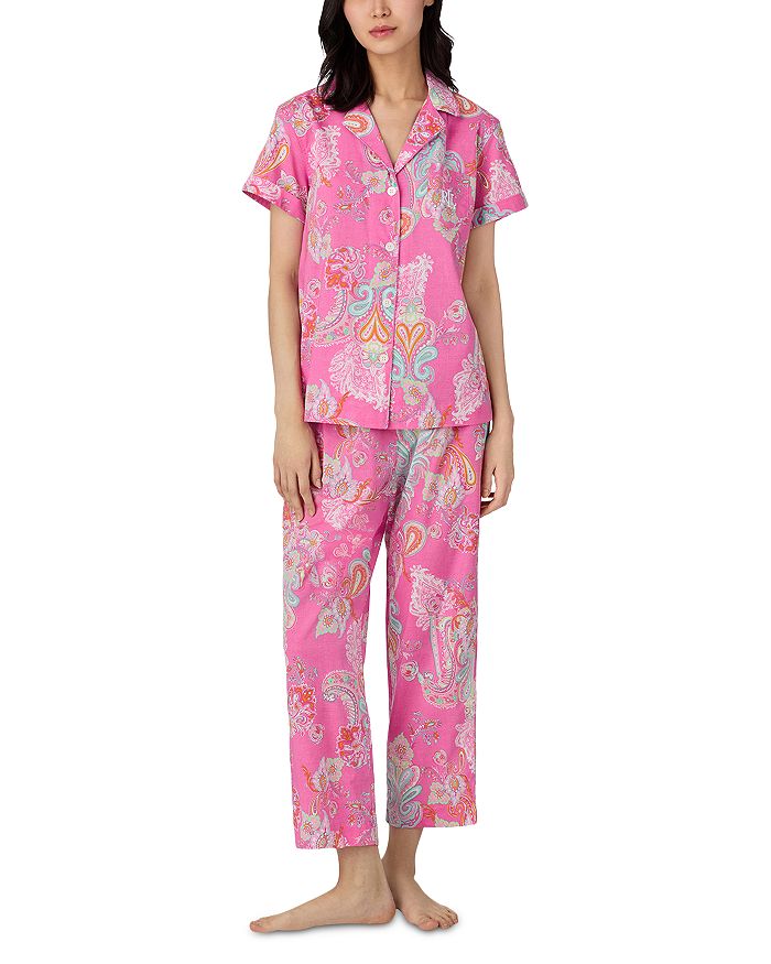 Пижамный комплект с цветочным принтом Ralph Lauren, розовый
Пижамный комплект с цветочным принтом Ralph Lauren, розовый