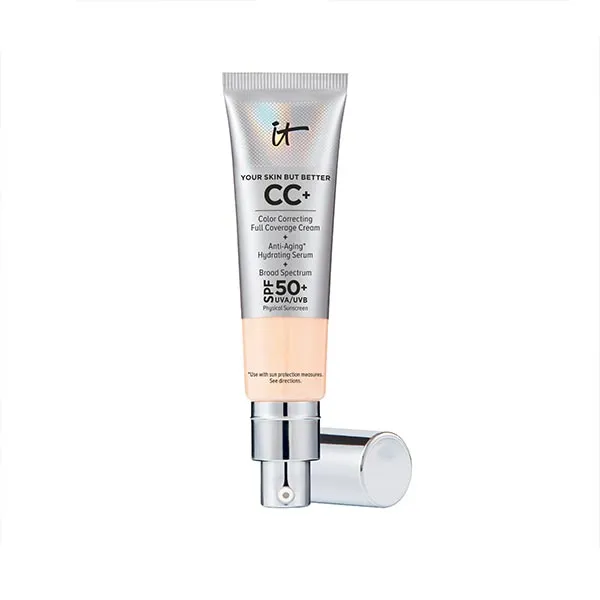 Основа под макияж с полным покрытием Cc+ Cream Full-Coverage Foundation With Spf 50+ It Cosmetics, цвет fair light
Основа под макияж с полным покрытием Cc+ Cream Full-Coverage Foundation With Spf 50+ It Cosmetics, цвет fair light